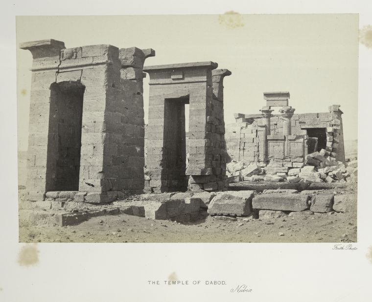 The Temple of Dabod, Nubia - NYPL Digital Collections