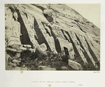Facade of the smaller temple, Abou Simbel, Nubia