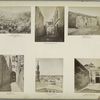 Jehoshaphat: Ist & IId stations of the "Street of Pain"; 158 Arch of "Ecce Homo"; IIId station of the "Street of Pain"; Ve station; View from mosque, Damascus; 411 Convent Cophte, IXe station