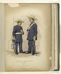 Serenos" Guardie Notturne di Messico. 1854 dal "Giro del mondo."