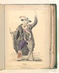 Hidalgo. Curé des Dolores dans son costume de guerre, proclammant l'independénce du Mexique (fusille le 1er août, 1811) d'après un tableau original)