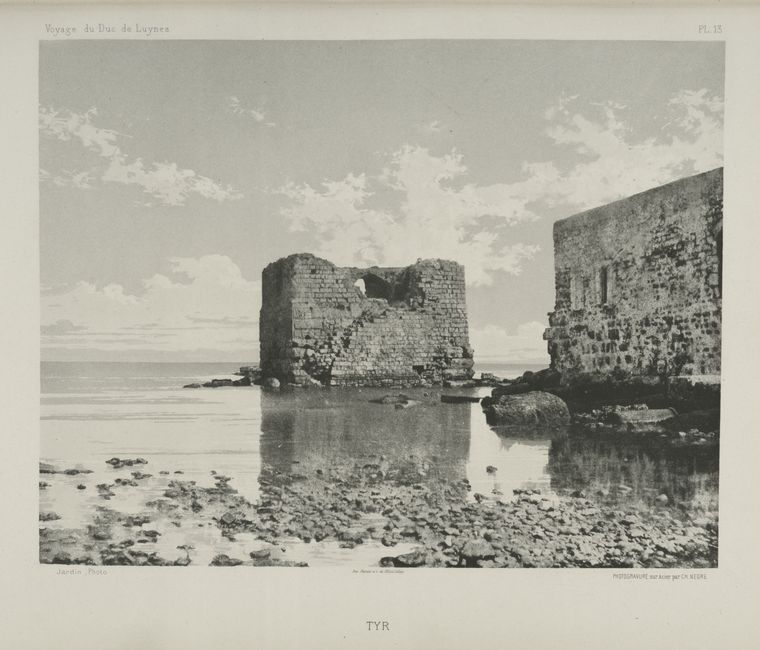 Voyage d'exploration a la mer Morte, a Petra, et sur la rive gauche du Jourdain  Marquis de Vogüé. 1874