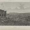 Djerash, vue générale prise du temple du sud.
