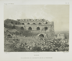 Karak, vue intérieure de l'extrémité sud de la forteresse.