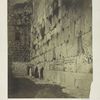 Wailing place of the Jews, Jerusalem, 1857