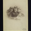 Georgie Drew Barrymore and children, Ethel, Lionel and John.