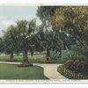 Corner of Rose Garden, New Ocklawaha Hotel, Eustis, Florida