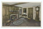 Monroe Tavern, Lexington, Mass., Bar Room from 1696 to 1858, Used as Hospital by the British on the 19th of April 1775