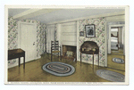 Munroe Tavern Lexington, Mass. Room where Washington Dined, Nov. 5th, 1789.