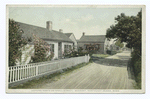 Looking North on Shell Street, Sconset, Nantucket Island, Mass.