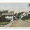 Leyden Street, First Street in New England - Replica of First House