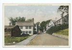 Leyden Street, First Street in New England - Replica of First House