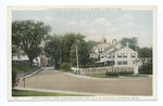 North Street - EDW. Winslow House, 1754 - D. A. R. Fountain, Plymouth, Mass.