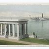 Plymouth Rock and Harbor from Cole's Hill, Plymouth, Mass.