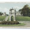 Canopy over Plymouth Rock -- Cole's Hill -- Plymouth Rock Hotel
