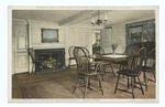 Dining Room of The House of the Seven Gables, Salem, Mass., Showing Closet (At Left) which has Secret Entrance to the Secret Stairway