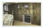 Cliford's Bedroom, The House of the Seven Gables, Salem, Mass., Showing Panel which Furnishes Entrance to the Secret Stairway, See Panel Under Star