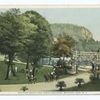 Putting Green and Porte Cochere, Mohonk Lake, N.Y.