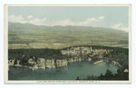 Lake and House from Sky Top Path, Mohonk Lake, N. Y.