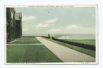 St. George's School, Middletown, R. I., South Neck and Atlantic Ocean from King Hall Terrace