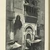 Sebîl, or street fountain.  Supplied from a cistern below which is filled during the inundation of the Nile.  The upper chamber, with its columns and double veranda, is a school-room.