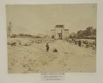 Karnak - Avenue des Sphinx. Porte Ptolematïque vue du nord (Thebes).