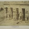 Medinet-Abou - inscription and the first court (Thebes)