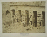 Medinet-Abou - inscription and the first court (Thebes)