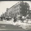 Snow carts.