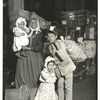 Italian family looking for lost baggage, Ellis Island