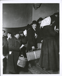 Climbing into America, immigrants at Ellis Island
