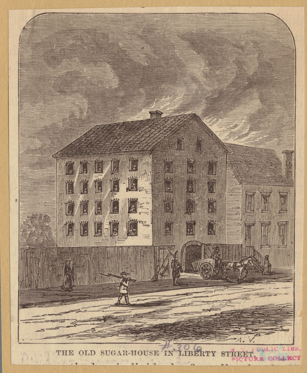The old sugarhouse in Liberty Street NYPL Digital Collections