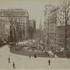 Traffic circle, New York City, ca. 1895