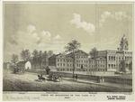 View of buildings in the park, N.Y., 1809
