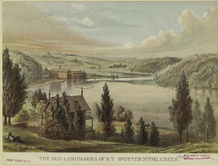 The old landmarks of New York, Spuyten Duyvel Creek, 1866