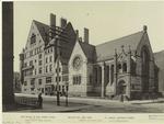Side facade of the Tiffany House ; Madison Ave., New York ; St. James's Lutheran Church