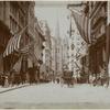 Mourning for President McKinley, Wall Street West from William St., September 1901