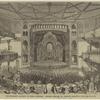 The Brooklyn Academy of Music -- interior, opening concert on Tuesday, January 15, 1861