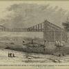 New York--the projected bridge across the East River, at Seventy-seventh Street, crossing via Blackwell's Island to Long Island
