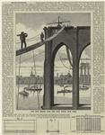 The foot bridge over the East River, New York