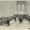 The Brooklyn Bridge on a wintry day