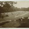 The tennis courts, Central Park, New York