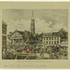 View of a St.Paul's Church and the Broadway stages, N.Y., 1831