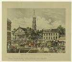 View of a St.Paul's Church and the Broadway stages, N.Y., 1831