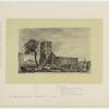 An original sketch of the ruins of Trinity Church N.York, taken by an English officer during the Revolution