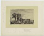 An original sketch of the ruins of Trinity Church N.York, taken by an English officer during the Revolution