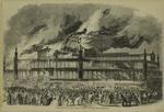 Conflagration of the Crystal Palace, N.Y. -- the dome falling in