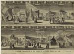 A panaromic representation of the interior of the Crystal Palace, New York
