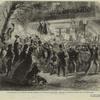 The election of Mr. Horatio Seymour, governor of the State of New York: Democratic pecession passing the New York hotel
