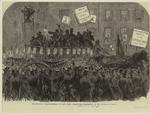 Presidential electioneering in New York -- torchlight prcession of the McClellan party